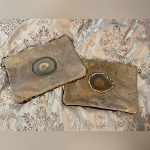 Stone Accent Clutch